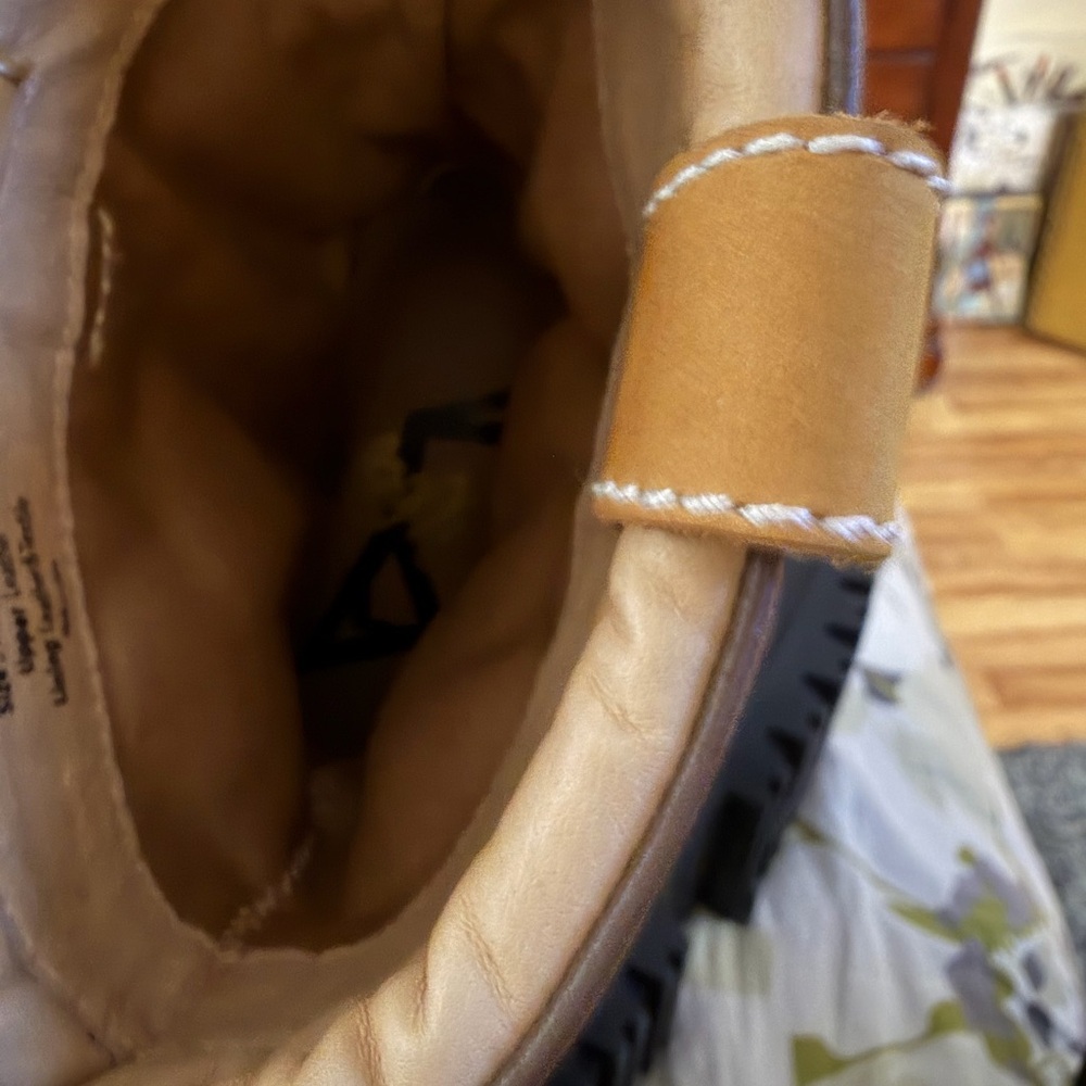Naked Wolfe Tan and Brown Platform Boots Size 39 - Picture 7 of 8